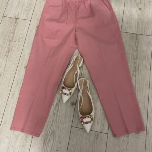 Pantaloni „Rose Elegance” – Roz Delicat, Stil și Confort