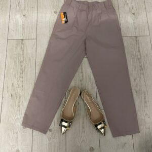 Pantaloni „Mauve Chic” – Mov Delicat, Eleganță și Confort